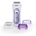 Braun Naiste raseerija LS 5560, 330g, lilla, aku, 40min, 3 otsikut, SoftStrip, EasyGlide