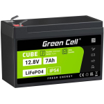 Green Cell LFPGC12V7AH UPS aku, 12.8 V, 7 Ah, IP54, 0-45 &deg;C, -20-60 &deg;C