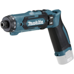 Makita Akutoitelise kruvikeeraja DF012DZ, 7,2V, 2-k&auml;iguline, LED valgustusega, 1/4" kuusnurk