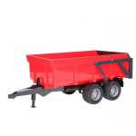 Bruder Tipping Trailer BR-02211, 1:16, 17cm, 14.5cm, 39cm, kummist rehvid, teleskoopk&auml;si, automaatne tagumine