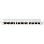 Lanberg Patch paneel PPSA-1024-S, 24 pesa, 1U, RAL 7035, CAT 6a, RJ-45