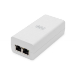Digitus PoE+ injektor DN-95132, 52V, 30W, 10/100/1000 Mbps, IP40, plastkorpus, valge