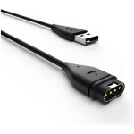 Fixed laadimis USB-A kaabel Garmin nutikelladele FIXDW-796, 1m, must, &uuml;hilduvus Garmin Fenix 5/6/7/7X, Epix, Venu 2/3