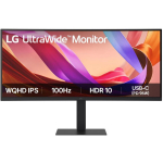 LG 34U640B-B LCD monitor, 34", 3440x1440, 21:9, kumer, VA, 144Hz, 5ms, 300cd/m&sup2;, FreeSync Premium, HDMI 2.0, USB jaotur