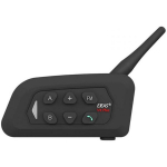 EJEAS V4 Plus mootorratta intercom, 4 kasutajat, Bluetooth 5.1, 1500m, 750mAh, 18h, IP65, CVC, FM 76-108MHz