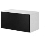 Cama full storage cabinet ROCO RO3 75/37/39 white/white/black
