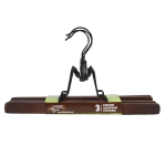 Riidepuu p&uuml;kstele 28x15x2cm 3 tk, 60487, HOME4YOU