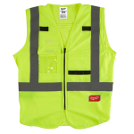 ATSTAROJO&Scaron;Ā VESTE, HIGH-VISIBILITY VEST YELLOW - S/M, 4932471889 MILWAUKEE