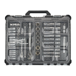 PACKOUT&trade; 63 GAB. &frac14;&Prime; UN &frac12;&Prime; UZGRIEŽŅATSLĒGU UN MUCIŅU KOMPLEKTS, PACKOUT 1/4" + 1/2" 63 PC RATCHET/SOCKET SET, 4932493661 MILWAUKEE