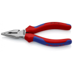 Needle-Nose Kombinētās Kniedes, Knipex, 08 22 145 SB, melna atramentizēta virsma, pulēta galva, 145 mm garums, 153 g svara
