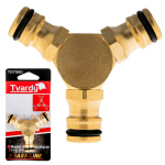 3-way hose coupling BRASS-LINE series T07330 Tvardy