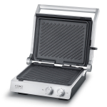 Kahepoolne kontaktgrill 180&deg; avatavusega 2000 W roostevabast terasest SteakChef 02837 Caso