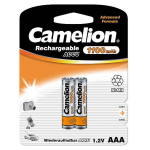 Laetavad Ni-MH patareid 1100 mAh mahutavusega ja AAA/HR03 formaadiga Rechargeable Batteries 2 tk 17011203 Camelion