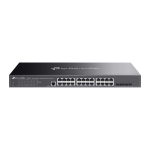 Omada 24-portine Gigabit L2+ hallatav l&uuml;liti 4 SFP pesaga, TP-Link, SG3428, 24&times; 10/100/1000 Mbps RJ45 porti, 4&times; 100/1000 Mbps SFP pesad