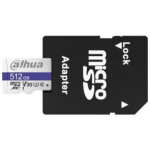 Dahua DHI-TF-C100A-512GB m&auml;lukaart 512GB, UHS-I, MicroSDHC, SD adapter, lugemise kiirus 85MB/s, kirjutamise kiirus 80MB/s