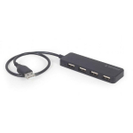 Gembird USB keskjaam UHB-U2P4-06 4 USB 2.0 porti, kompaktne disain, Plug & Play