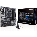 Asus Emaplaat PRIMEB550M-AWIFIII, AM4, DDR4, 128 GB, 2 x M.2, PCIe 4.0, Wi-Fi 6, USB 3.2 Gen 2, 7.1 heli