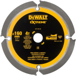 Dewalt Saevesaag DT1470-QZ 160mm, 20mm, 4T PCD, 7000rpm, FTG, 12&deg;, 1.8mm, 1.4mm, 10 tk.