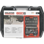 Kreator pesakruvi komplekt KRTH30110 46 tk, 6.35 mm (1/4"), 19.8 mm, kroomvanadiin, BMC