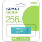 Adata USB m&auml;lupulk UC310E-256G-RGN, 256 MB, 107 Mb/s, 102 Mb/s, USB 3.2, t&uuml;rkiissinine v&auml;rv.