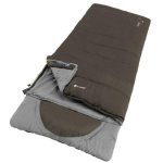 Outwell Magamiskott Contour Supreme 230437, 220x85 cm, -20/2 &deg;C, pruun, kahe suunaga t&otilde;mblukk