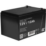Green Cell Aku AGM07, 12V, 12Ah, 1 tk, hooldusvaba, AGM tehnoloogia, ohutu kasutamine