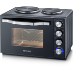 Severin Mini ahi 2074, 1500 W, 30 l, 2 kuumutusplaati, 7 funktsiooni, must v&auml;rv