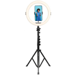 Agfa Photo Ring Light ARL11XL, ARL11XL, 10W, 28cm, 3200-6500K, 120 LED, USB toide, alumiiniumist statiiv 45-155cm