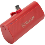 Tellur Power Bank akumulator TLL158411, 5000mAh, 5V-3A, LED indikaator, kiire laadimine, l&auml;biv laadimine