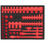 Milwaukee 4932500764 vahtsiset&uuml;kk, 36p mutriv&otilde;tmete komplekt, MAX BITE, I-Beam k&auml;epide