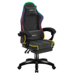 Huzaro HZ-FORCE 3.7 RGB BLACK m&auml;ngitool, 600mm, 47cm, 116.5cm, 107.5cm, 5cm, 5 ratast, 90-140&deg;, ergonoomiline