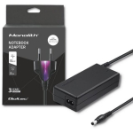 Qoltec 50089.90W s&uuml;learvuti toiteadapter, 90W, 19V 4.74A, 220-240V, 50/60Hz, 5.5x3.5mm, must, sisetingimustes