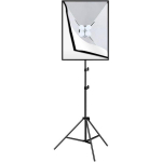Puluz stuudiokomplekt PU5071EU, softbox 50x70cm, statiiv, 4x20W LED, 5700K, CRI 90