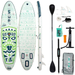 Funwater SUP laud SUPFW05D Tiki, 320x83x15cm, 12-15 PSI, eemaldatavad uimed, EVA pind, komplektis pump ja aer