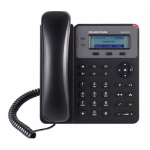 Grandstream IP telefon GXP1610, 1x SIP konto, 2 liini, 132x48 LCD, 2x 10/100 Mbps, 500 kontaktid, SRTP, TLS, must