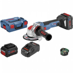 Nurklihvija GWX 18V-15 SC, 2x8Ah GAL 18V-160 C 06019H6501