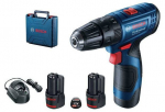 Akul&ouml;&ouml;ktrell GSB 120-LI 12V (2x2,0Ah) 06019G8100 BOSCH