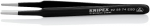 Universālie pinceti, KNIPEX, 92 58 74 ESD, ESD pārbaudīti, nerūsējo&scaron;ais tērauds, 0.3 mm uzgaļi