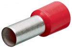 Vadu ferrules ar plastmasas apkakli, KNIPEX, 97 99 337, 10 mm&sup2;, sarkani, 100 gab.
