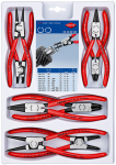 Circlip knaibles komplekts, KNIPEX, 00 20 04 V01, 8 daļas, 210 x 35 mm