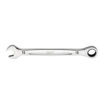 MAX BITE&trade; KOMBINĒTĀ UZGRIEŽŅU ATSLĒGA AR SPRŪDRATU, MAXBITE RATCHETING METRIC COMBINATION SPANNER 19MM - 1PC, 4932471512 MILWAUKEE