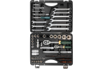 Rockforce t&ouml;&ouml;riistade komplekt RF-4821-5 PREMIUM, 88 tk, CrV, 6.31kg, 6-punktiline, kombineeritud mutriv&otilde;ti, plastikkarp