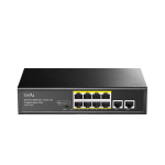 Cudy FS1010PG | 8&times; PoE + 2&times; Gigabit Juhtmevaba PoE+ L&uuml;liti (120W) koos VLAN ja Laienduse Režiimiga