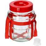 5L klaasist karahvin nailonrihmade ja plastkaanega veini valmistamiseks BROWIN 601650, klaas, 2.32 kg