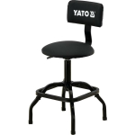 Yato reguleeritav tool YT-08785, 135 kg, 640-820 mm, 360&deg;, must, mugav seljatugi, 4 stabiilset jalga