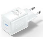 Vention laadija FEPW0-EU 20W PD kiire laadimine, 100-240 V, 1 USB-C port, valge, GaN tehnoloogia