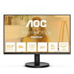 LCD Monitor|AOC|24"|Panel VA|1920x1080|16:9|100 Hz|Matte|1 ms|Speakers|Tilt|Colour Black|24B3HMA2