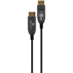 Gembird DisplayPort kaabel CC-DP8K-AOC-5M, 5 m, 7680 x 4320, 120 Hz, kiudoptiline, must, metall&uuml;hendused