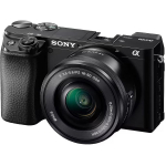 Sony ILCE-6100 peegelkaamera, ILCE6100AKB.CEC, 24,2 MP, 6000 x 4000 pikslit, 16-50 mm objektiiv, must