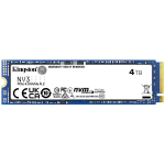 Kingston SSD | NV3 | 4000 GB | SSD form factor M.2 2280 | Solid-state drive interface PCIe 4.0 x4 NVMe | Read speed 6000 MB/s | Write speed 5000 MB/s